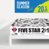 Five star 2 in 1 foam