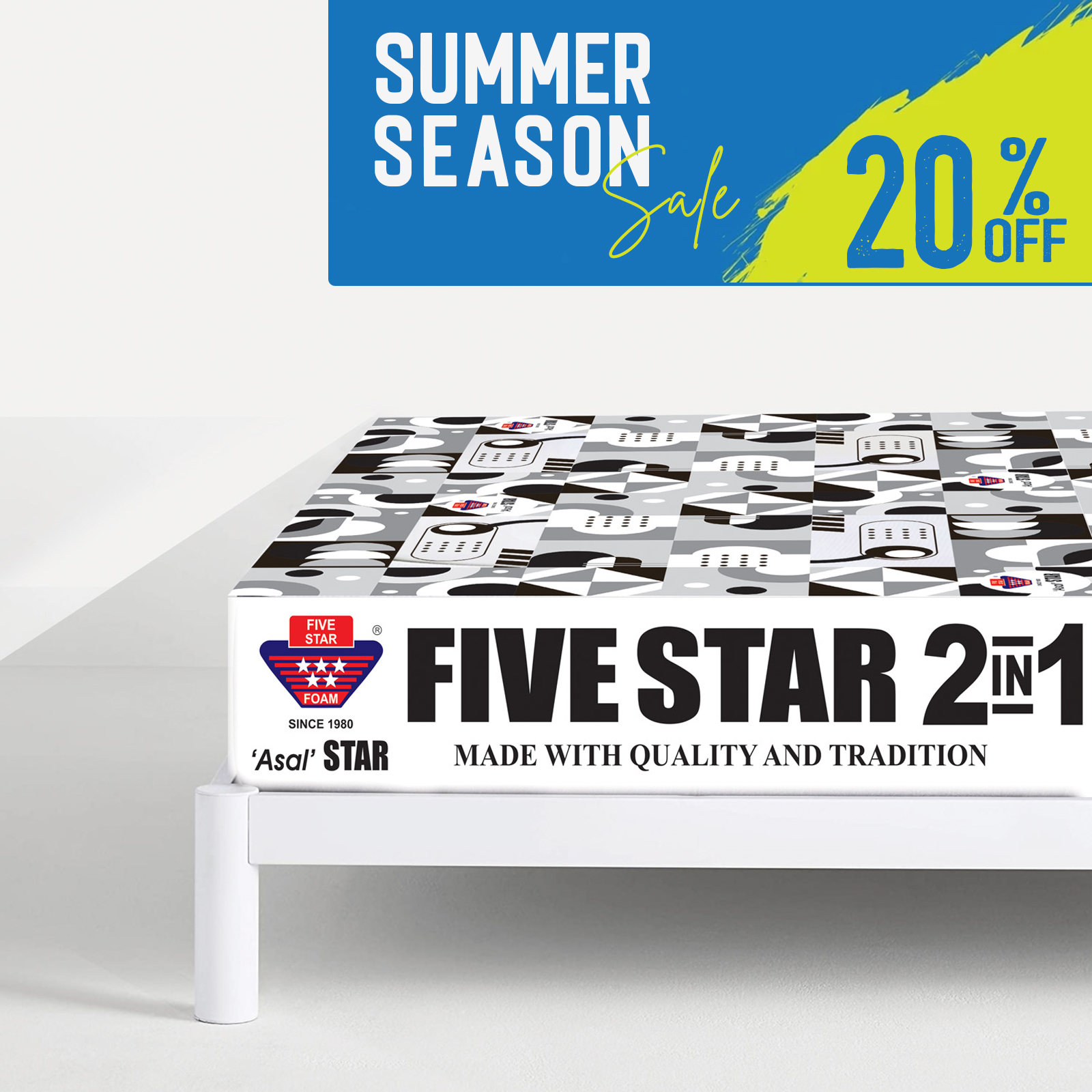 Five star 2 in 1 foam
